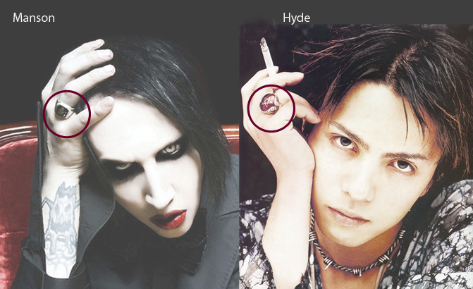 Cincin Marilyn Manson & Hyde